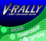 V-Rally - Championship Edition (Europe) (En,Fr,De,Es) Title Screen